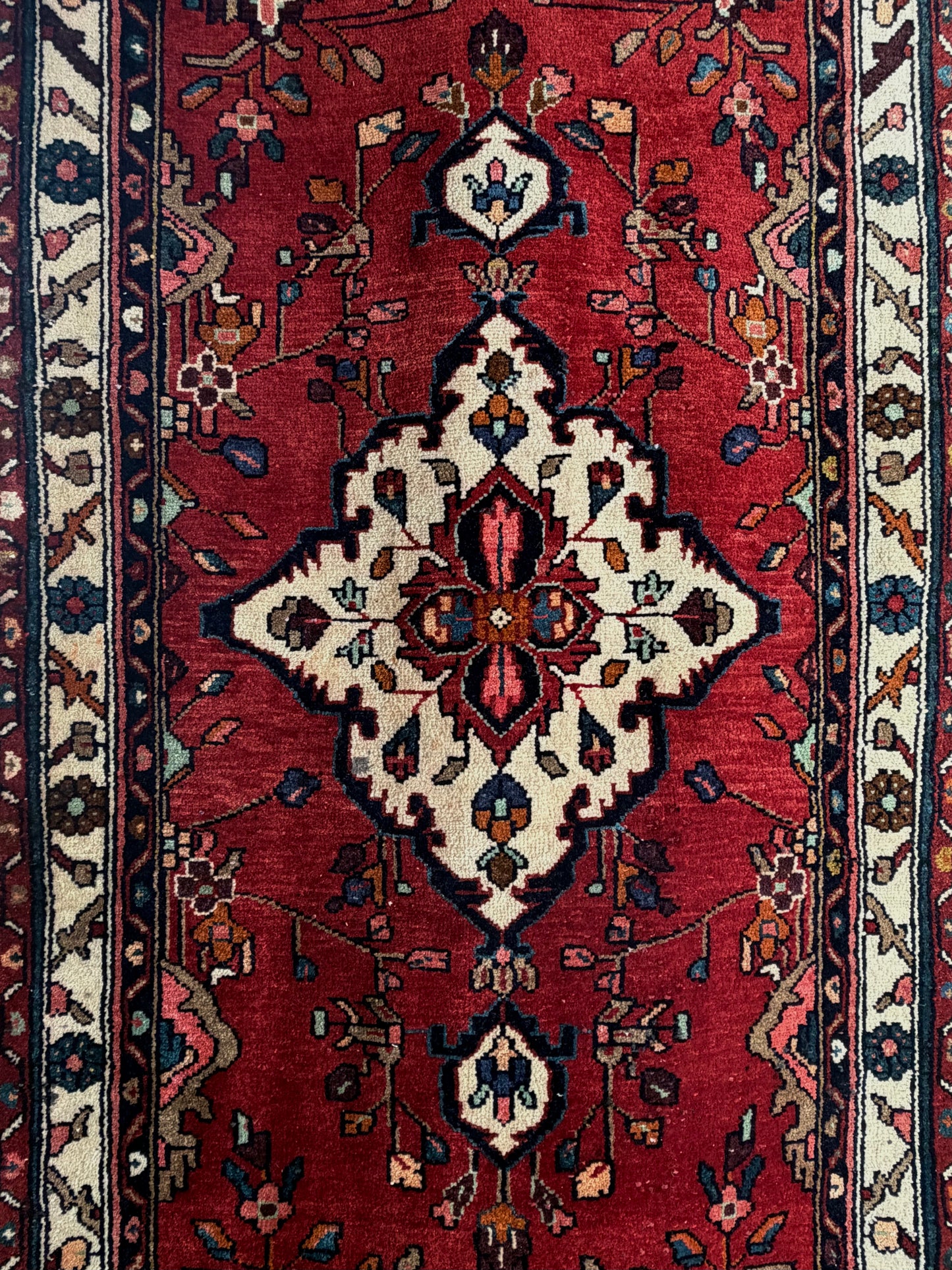 Vintage Persian Hamadan Runner Rug