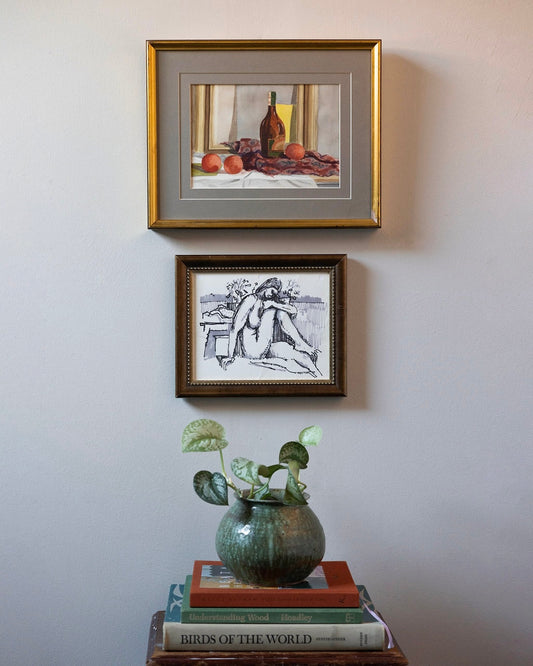 Framed Original Vintage Art