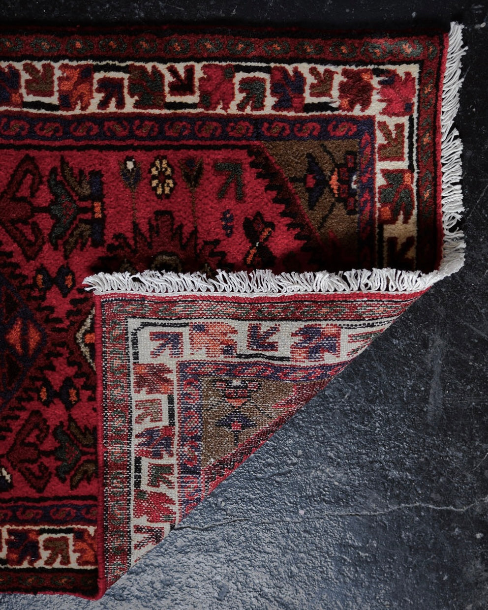 Vintage Persian Hamadan Rug