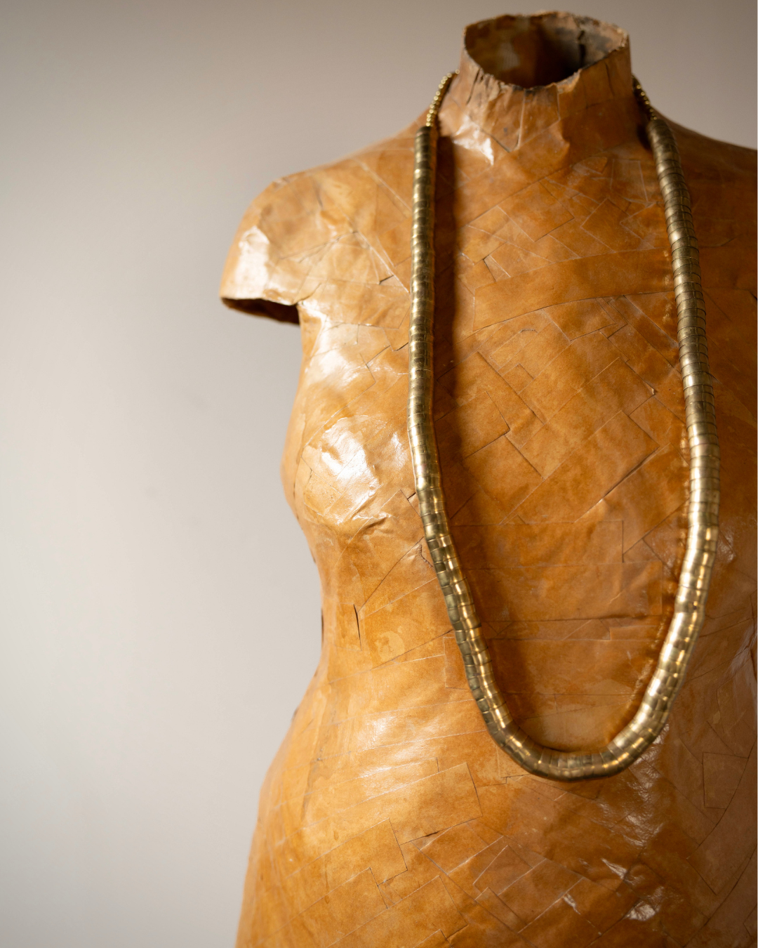 Life-Size Handcrafted Paper Female Form