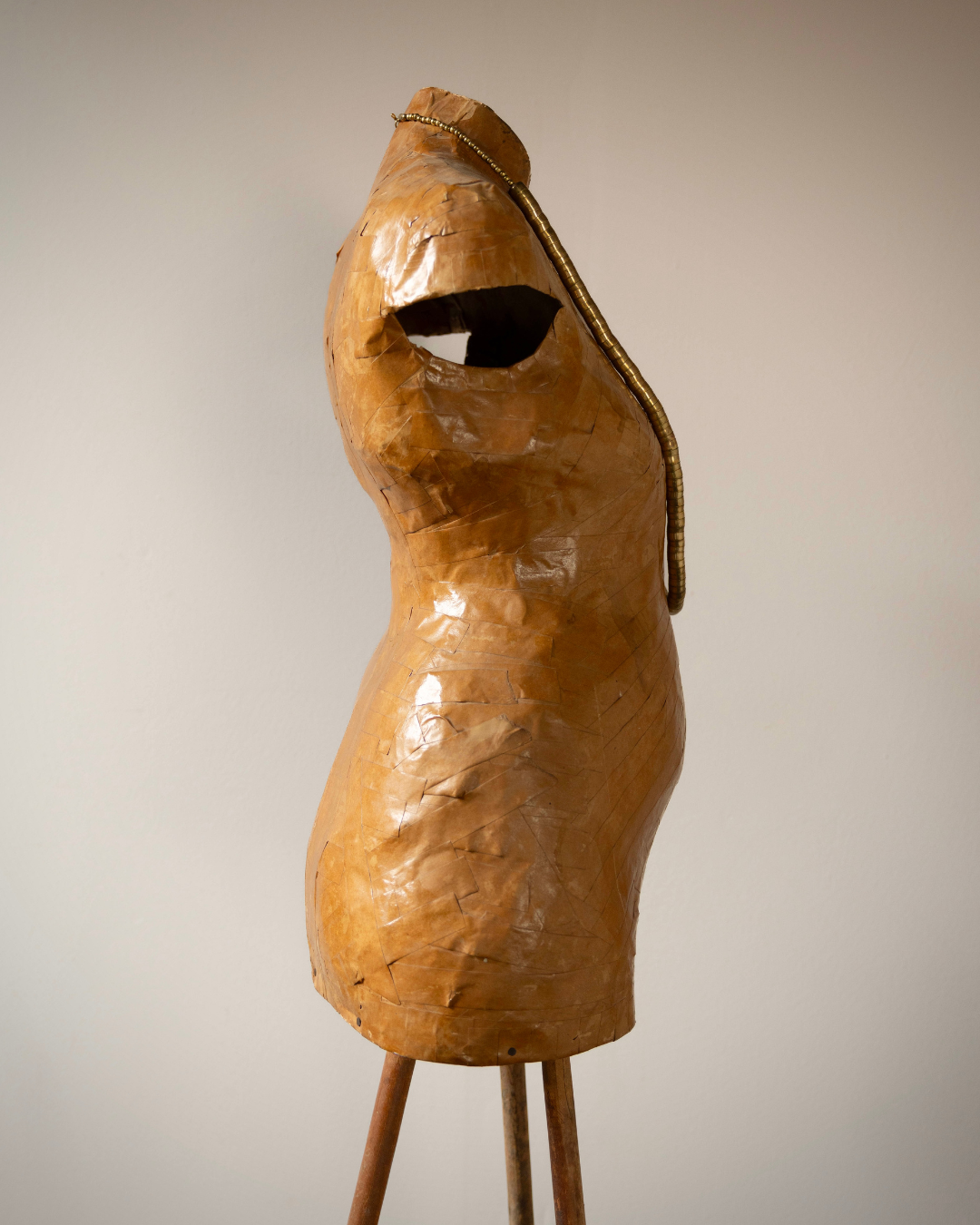 Life-Size Handcrafted Paper Female Form