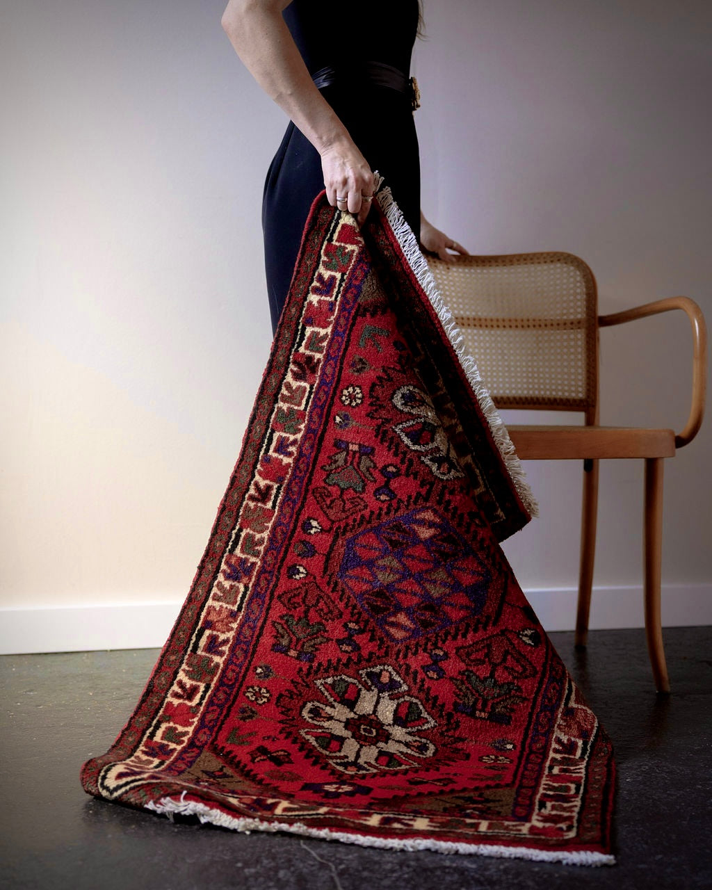 Vintage Persian Hamadan Rug