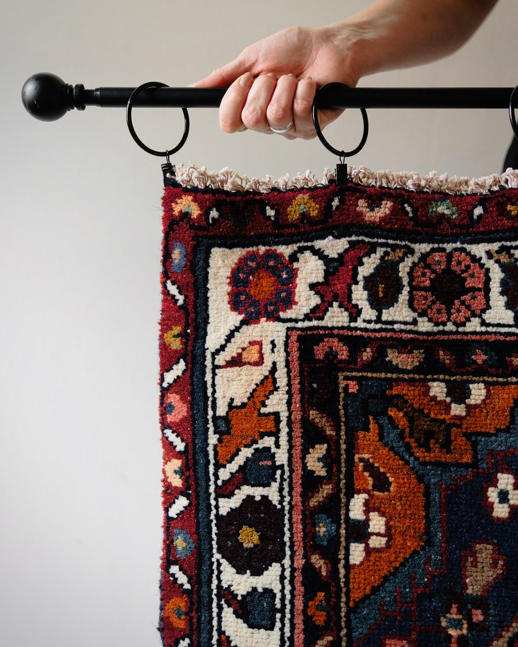 Vintage Persian Hamadan Runner Rug