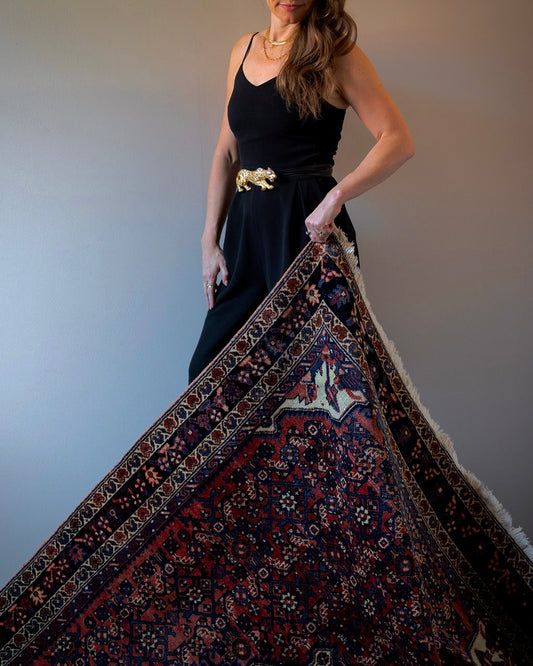 Vintage Persian Bijar-Style Rug