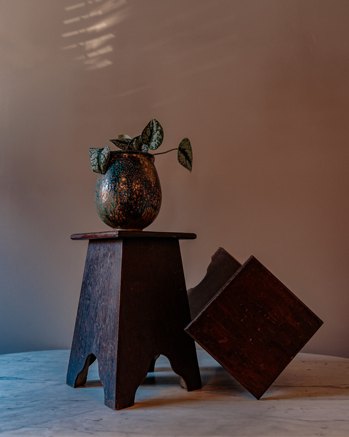 Pair of Cutout Side Tables