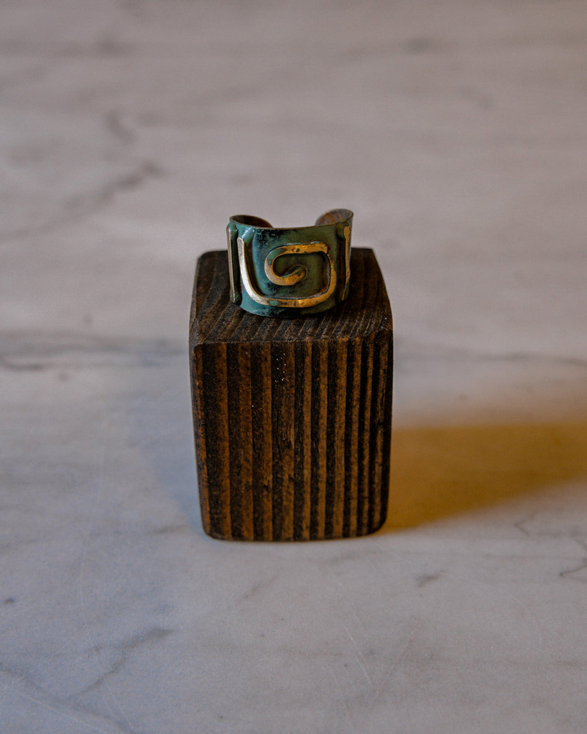 Handmade Verdigris Swirl Jewelry