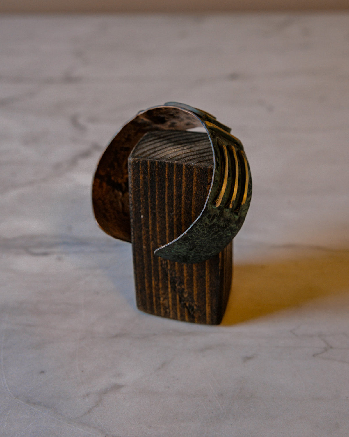 Handmade Verdigris Swirl Jewelry