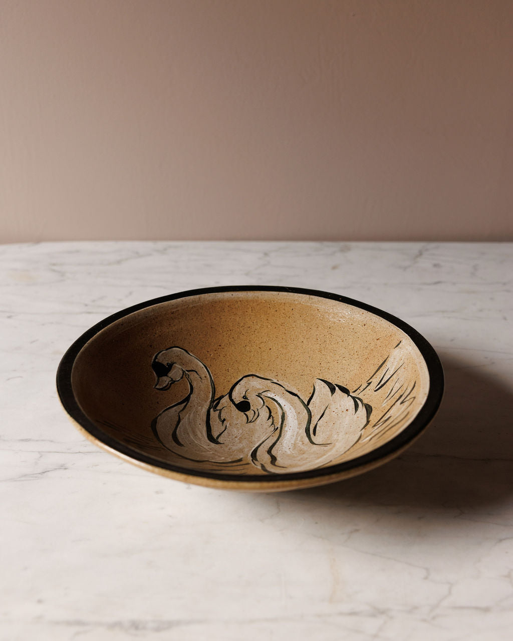Painted Swan Studio Pottery Bowl