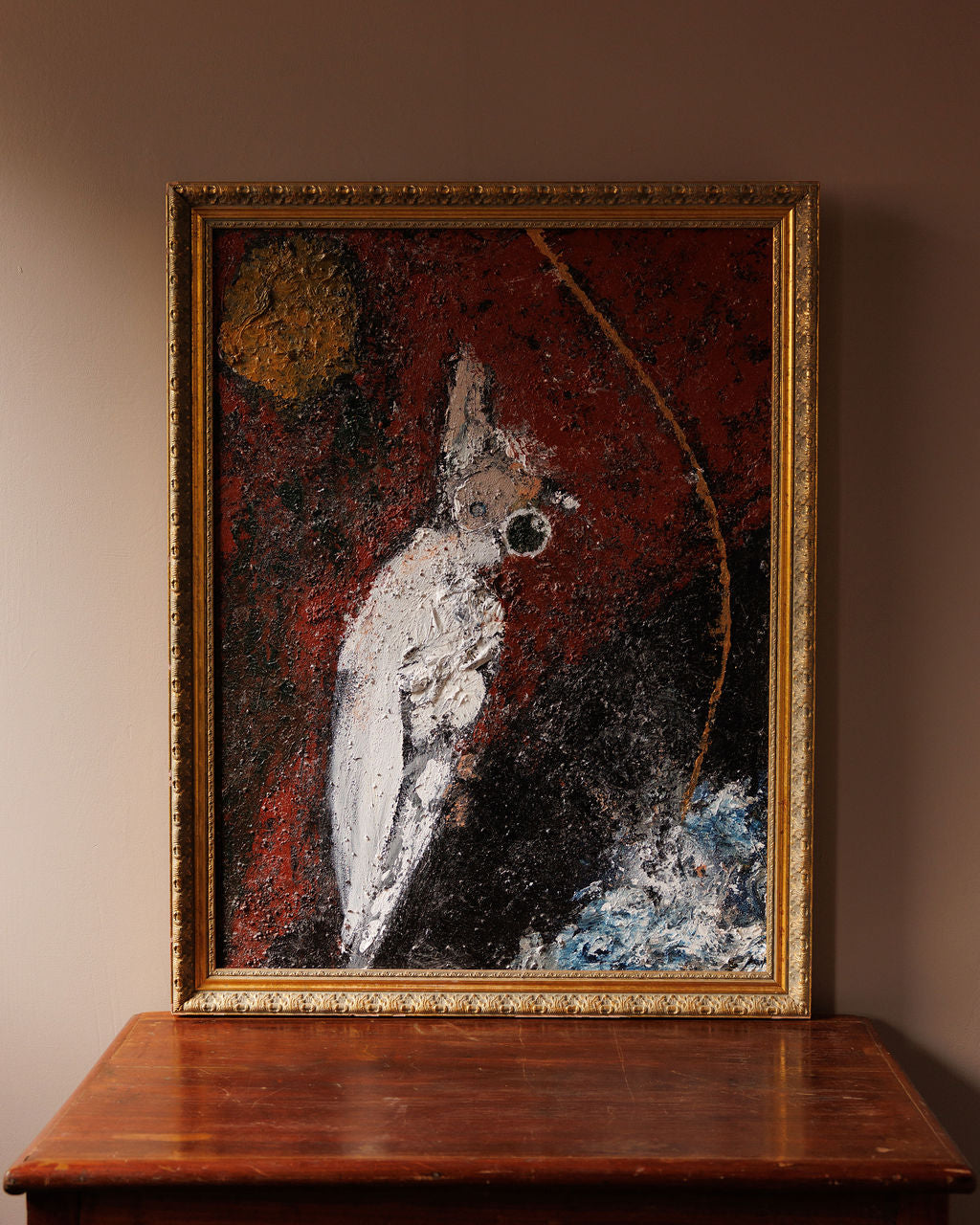 Celestial Impasto Figural Oil Painting