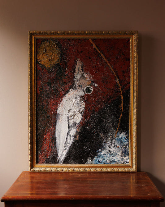 Celestial Impasto Figural Oil Painting