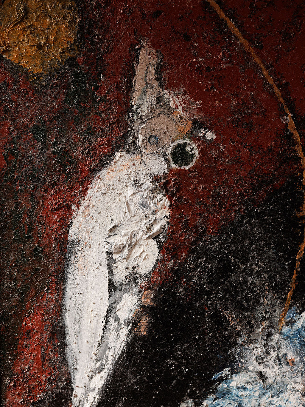 Celestial Impasto Figural Oil Painting