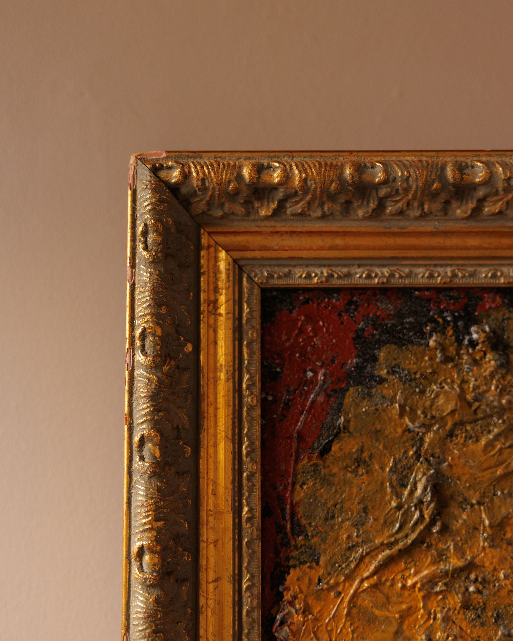 Celestial Impasto Figural Oil Painting