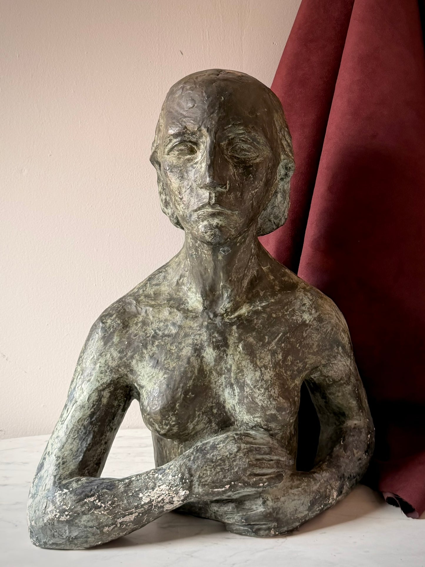 Oversized Plaster Sculpture by Grace Beth Feagin