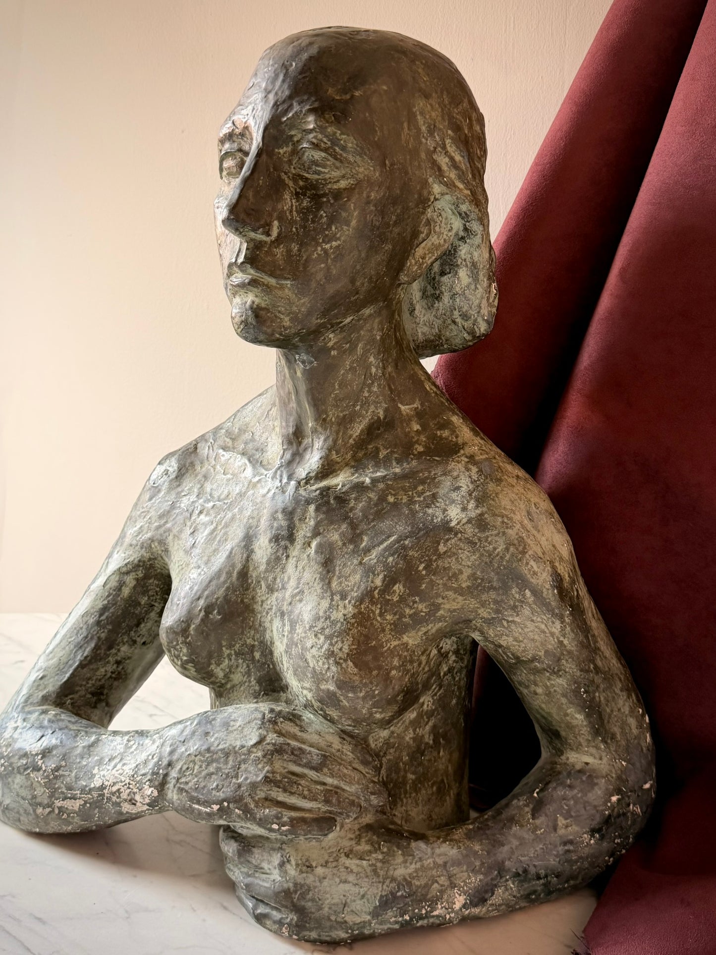 Oversized Plaster Sculpture by Grace Beth Feagin
