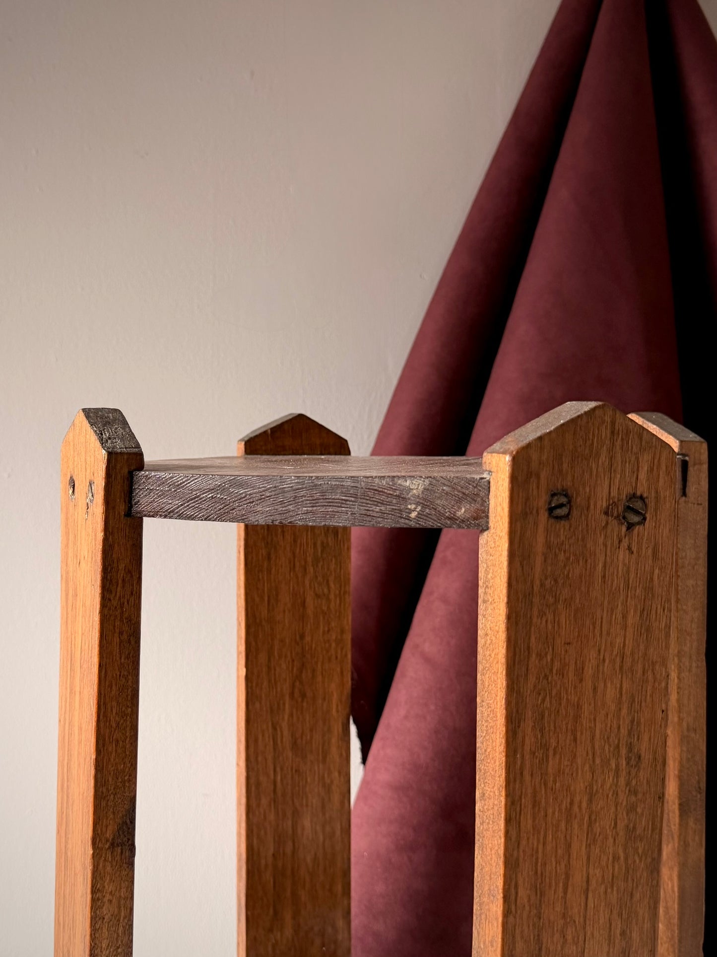 Early 1900s Craftsman Wood Side Table
