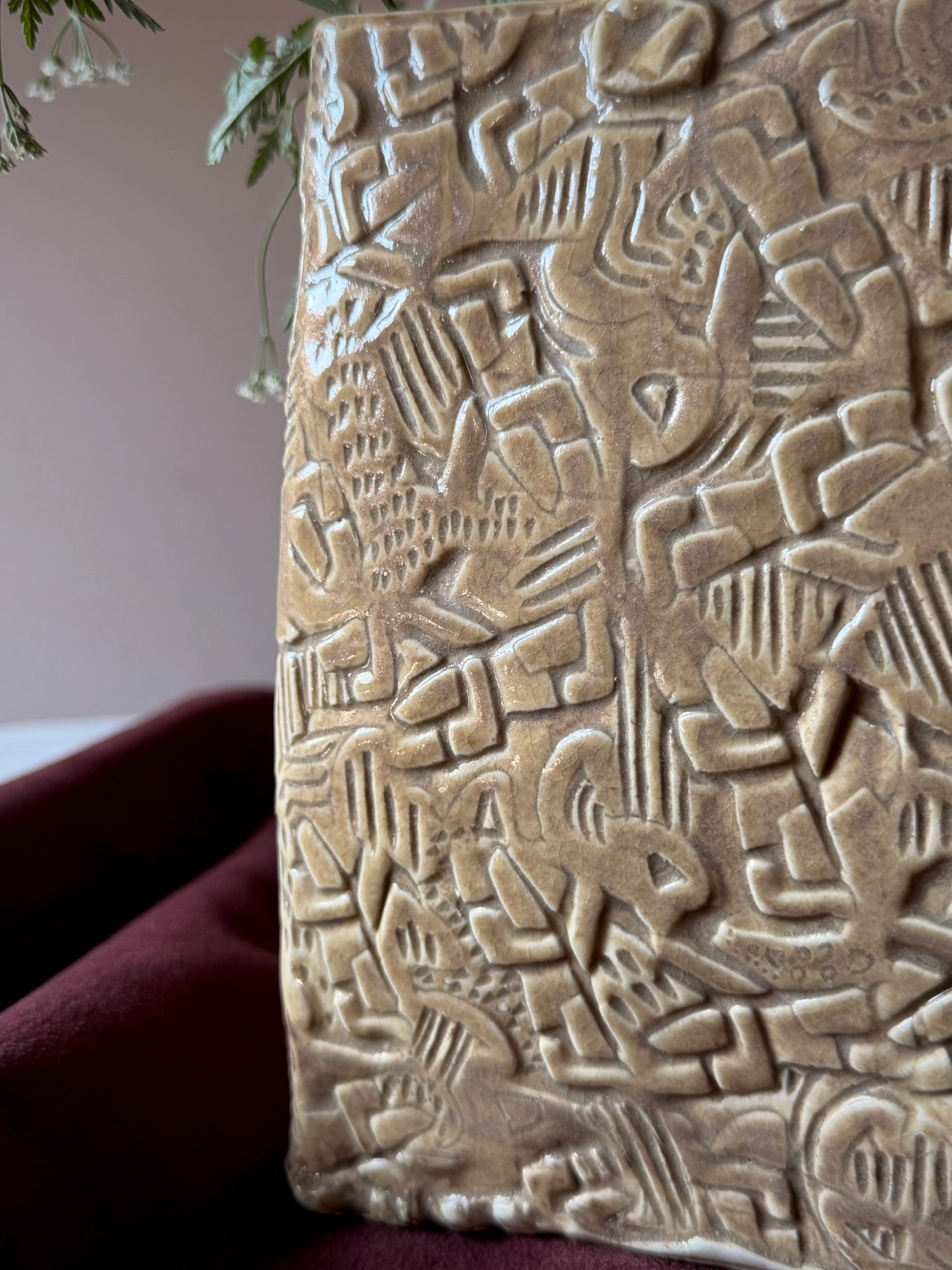 Brutalist Studio Pottery Vase