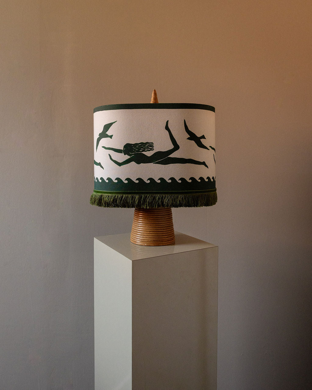 Thalassa Palais x Hôtel Magique Printed Cotton Lampshade
