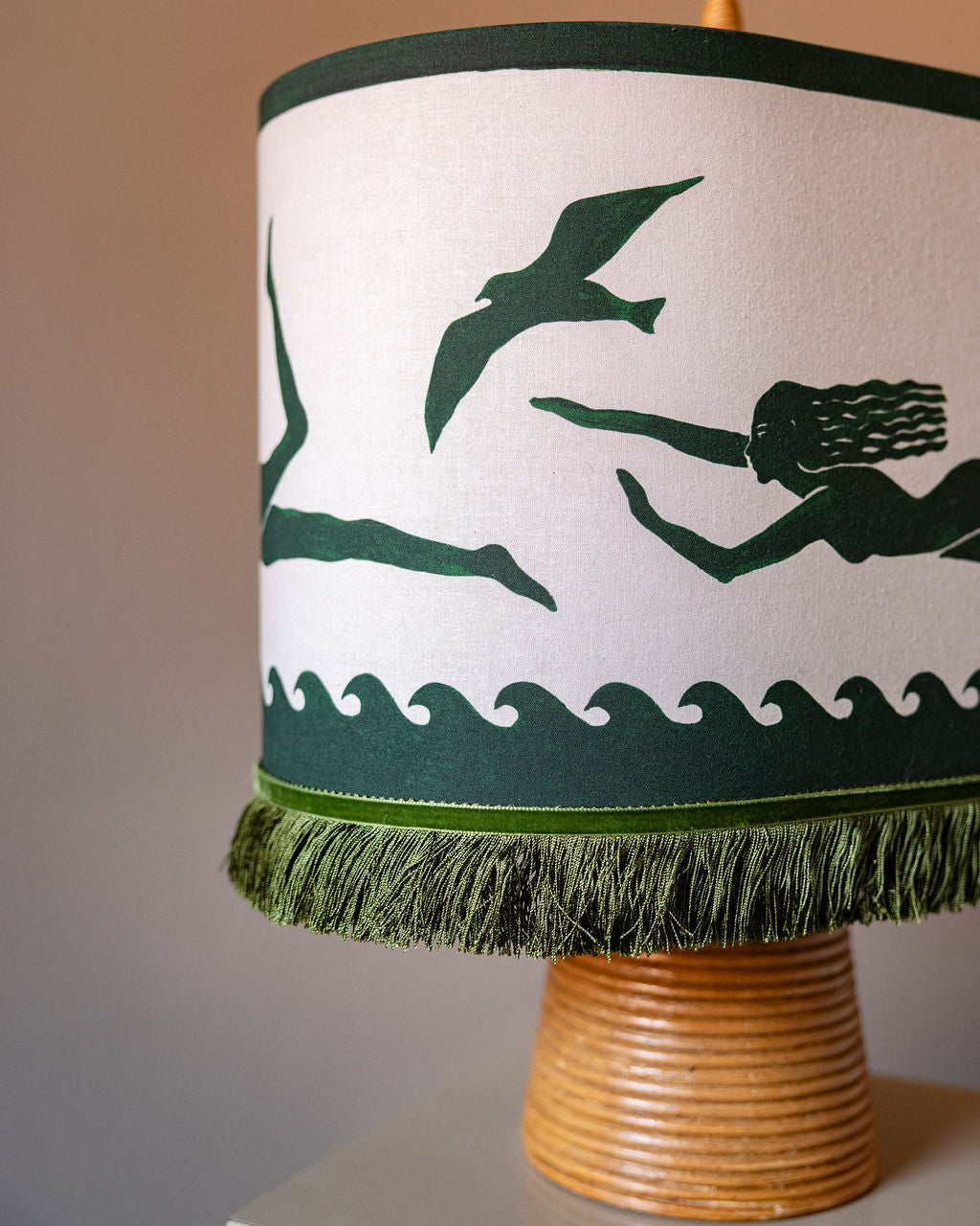 Thalassa Palais x Hôtel Magique Printed Cotton Lampshade