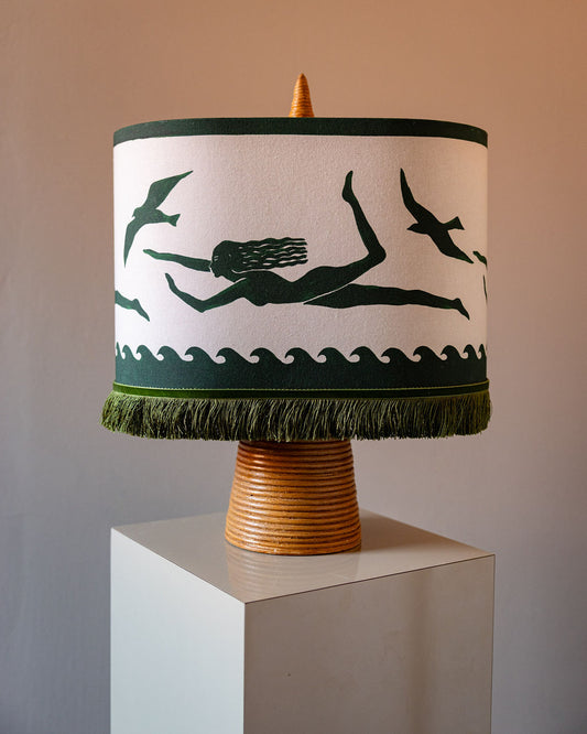 Thalassa Palais x Hôtel Magique Printed Cotton Lampshade