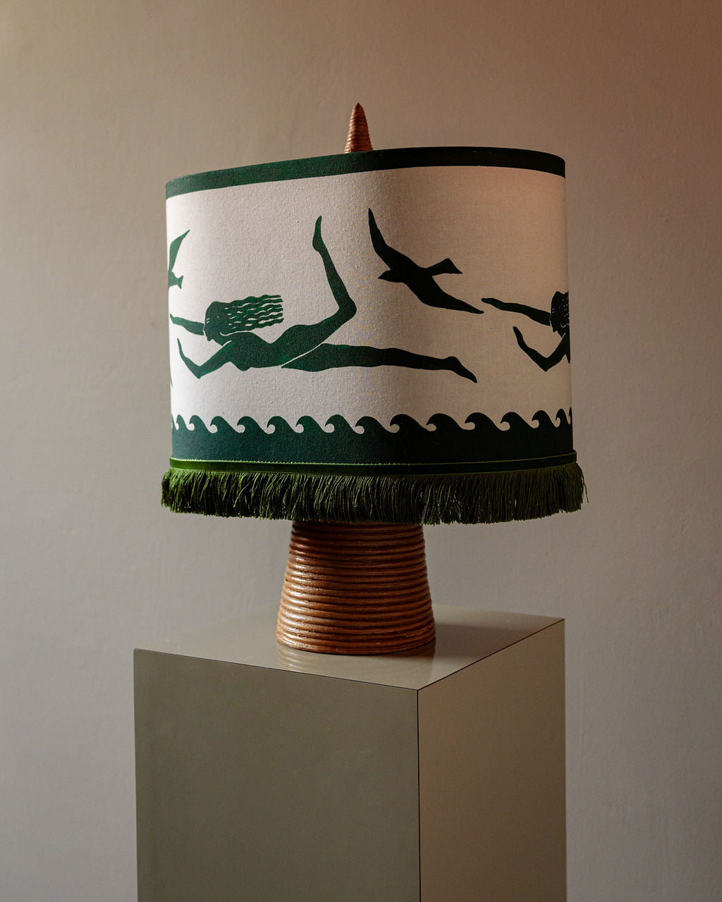 Thalassa Palais x Hôtel Magique Printed Cotton Lampshade