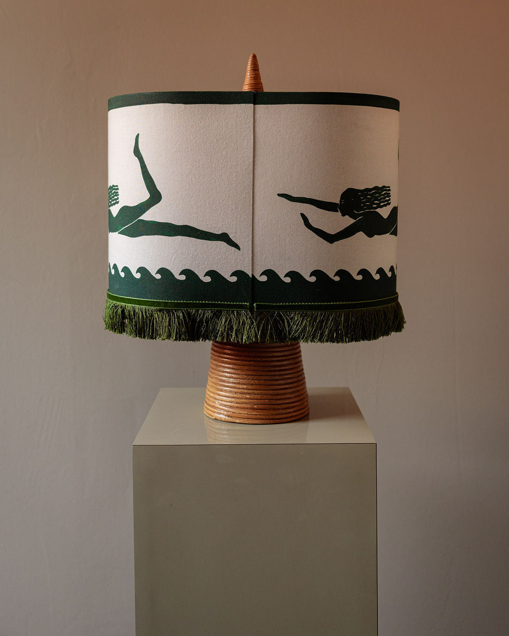 Thalassa Palais x Hôtel Magique Printed Cotton Lampshade
