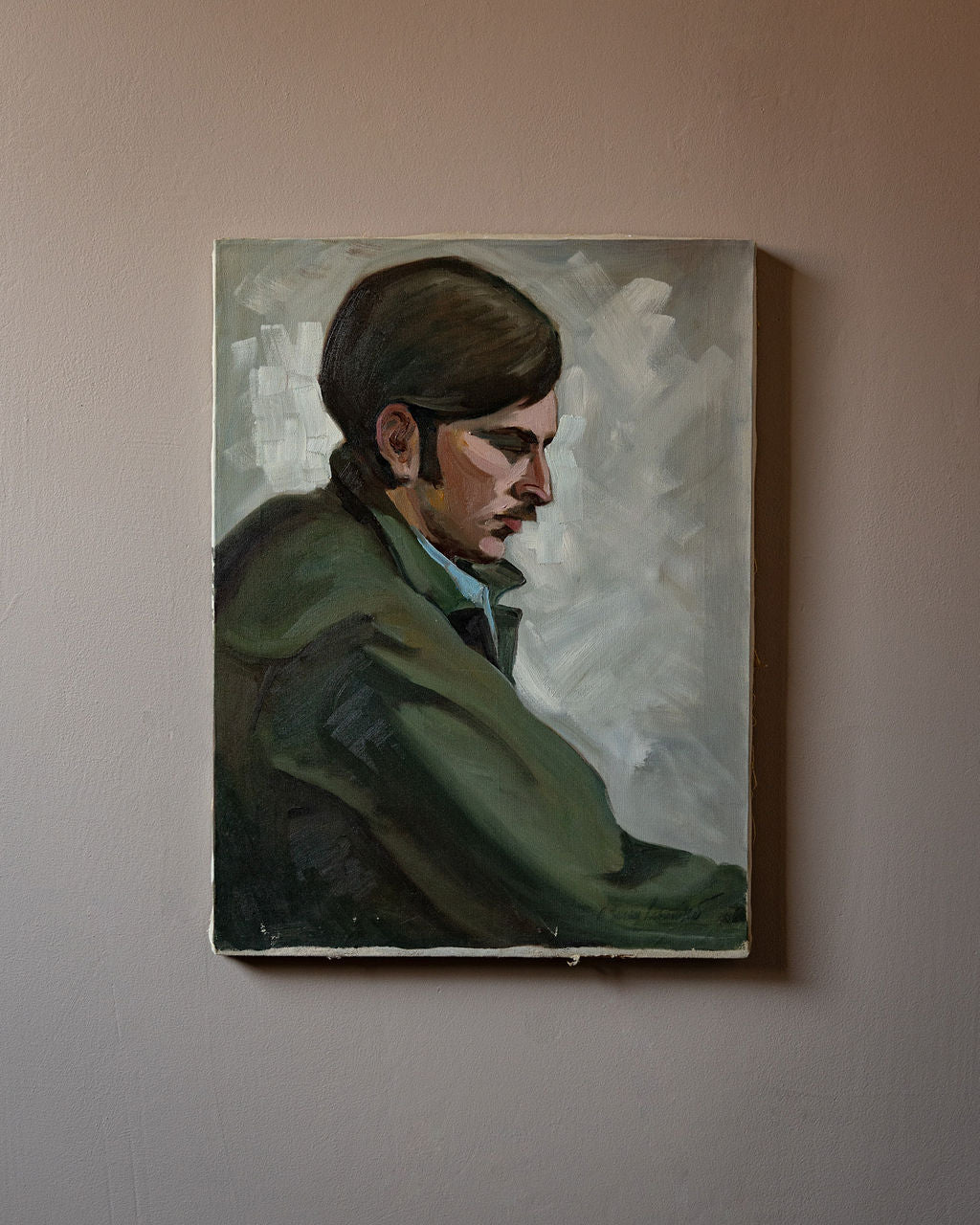 Portrait of a Man in a Green Coat