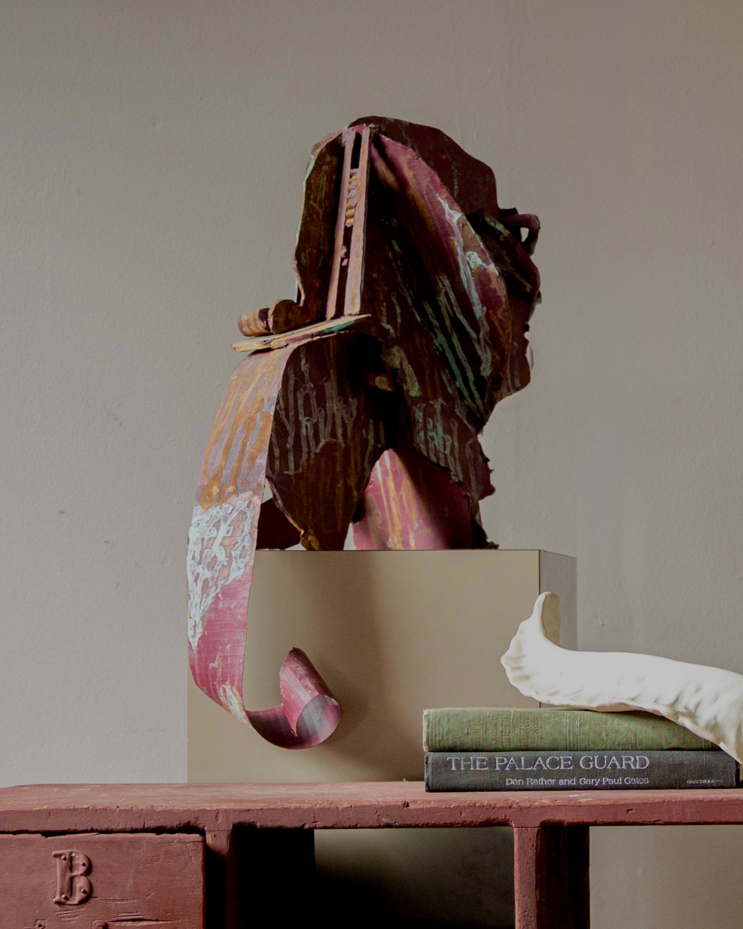 Folk Art Figural Head Sculpture
