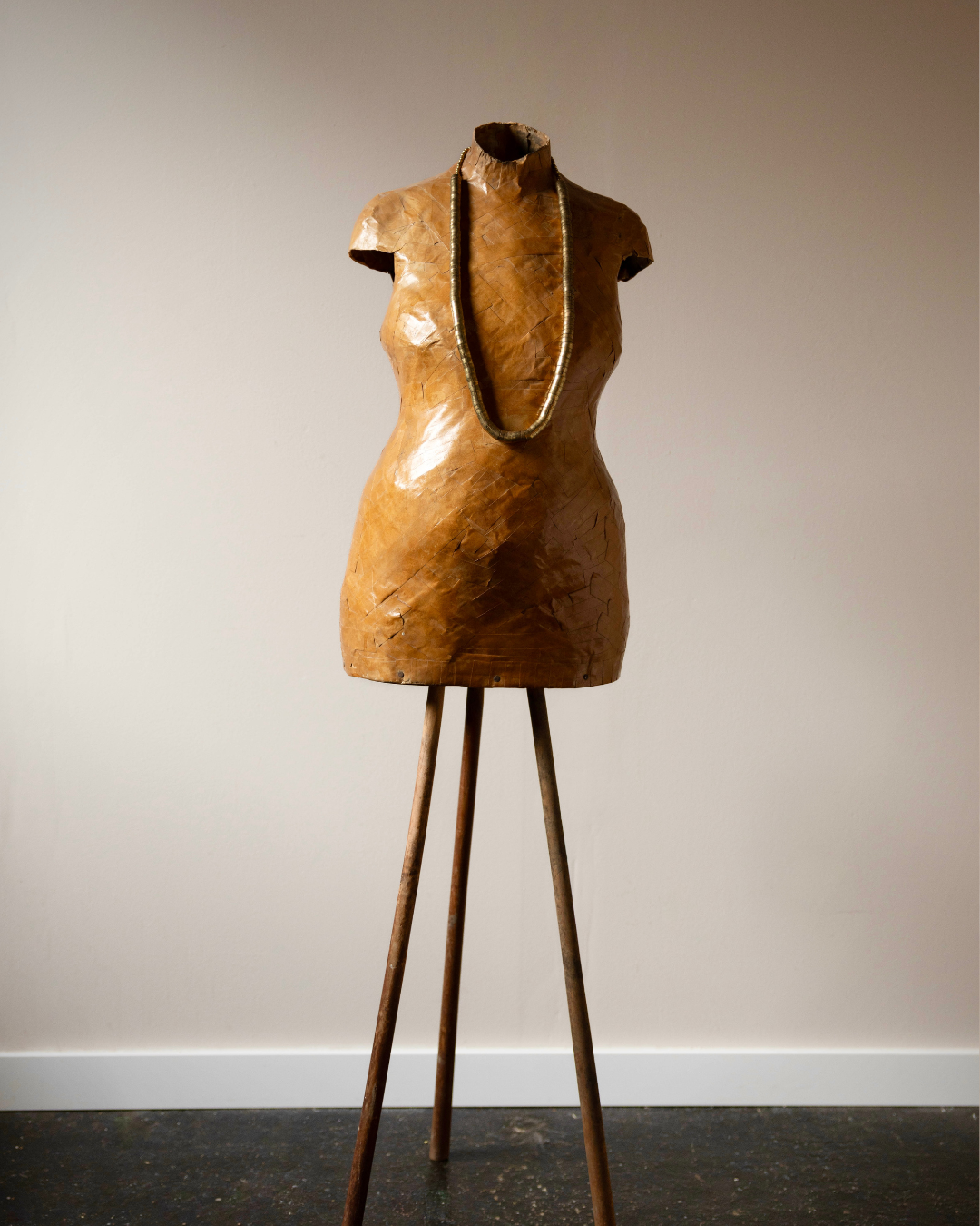 Life-Size Handcrafted Paper Female Form